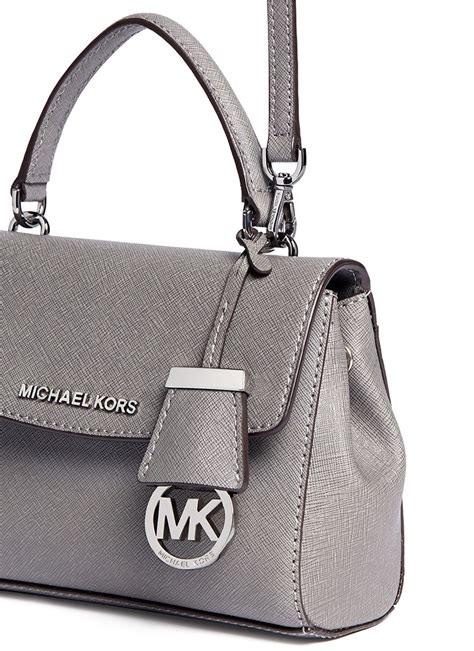 gray michael kors purse